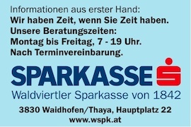 © Waldviertler Sparkasse © Waldviertler Sparkasse