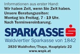 © Waldviertler Sparkasse